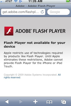 Adobe Flash gets the boot from Apple