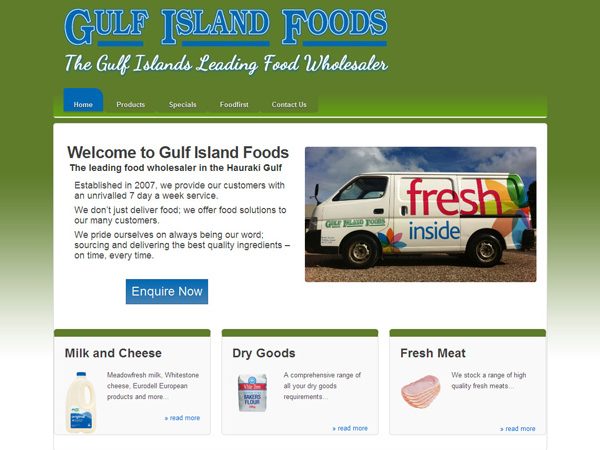 New Look for Gulf Island Foods website