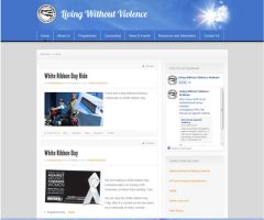 Living Without Violence's new website