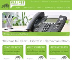 Callnet's new website