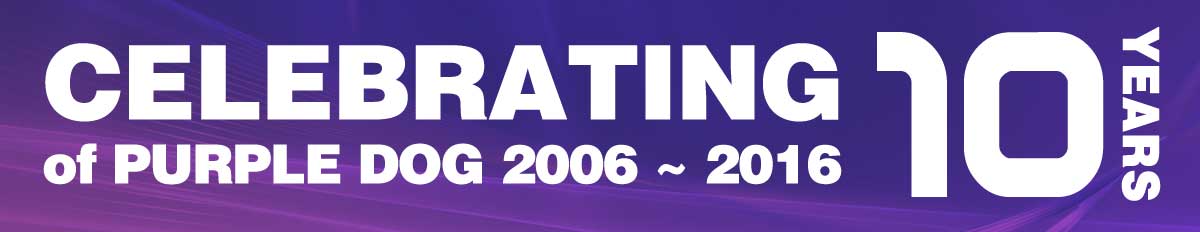 celebrating 10 years of purple dog design