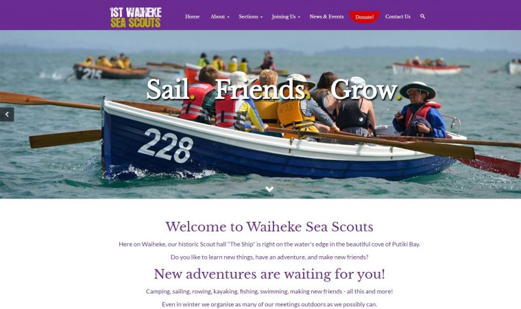 Waiheke website design